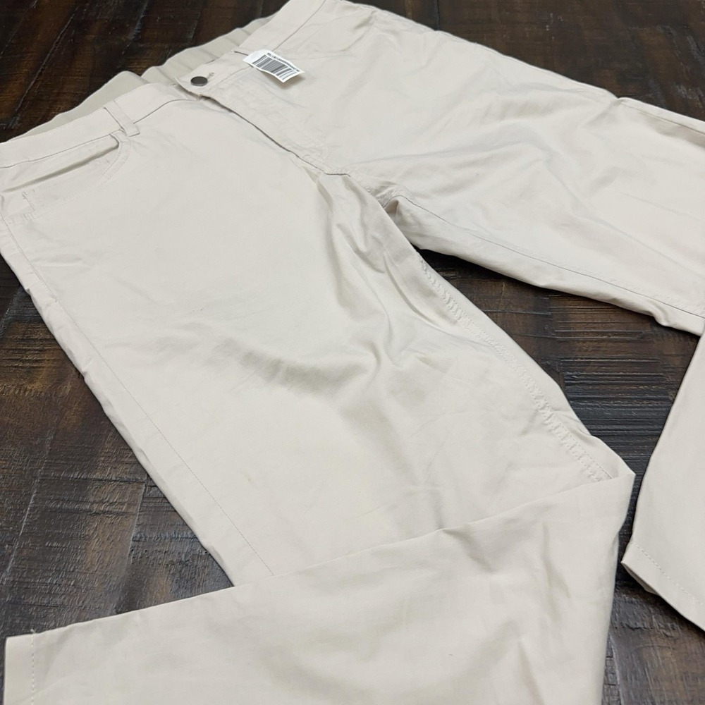 Faherty Reserve Pants Mens 33x28 Beige Movement Chino Slim Stretch 5 Pocket